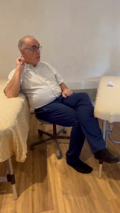 Le Dr Pascal Velu, Médecin ostéopathe, chez l&a formation