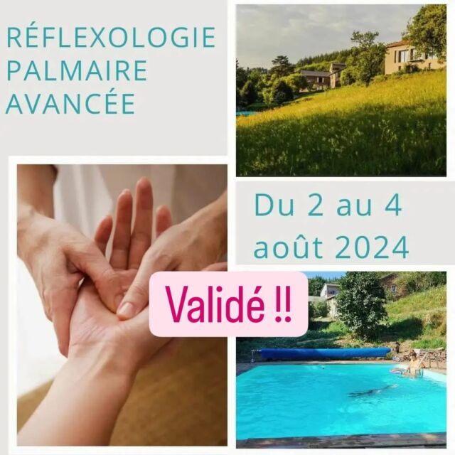Formation validée ☀️
Si vous souhaitez rejoindre cette formation n hésitez pas à nous contacter au 0663393623 ou par mail dlgtoulouse@gmail.com
Lilian Gautheron vous propose 3 jours de réflexologie palmaire pour donner du sens a cette pratique trop souvent délaissé.
Elle s adaptera parfaitement à vos séances ou vous permettra de vous adapter plus facilement a certaines structures, situation où public. Aussi pratique en salon, en atelier ou en conseil d auto stimulation.
Lilian Gautheron pratique la réflexologie depuis plus de 10ans, formé a la méthode Ingham il a suivi des modules complémentaires avec Dwight Byers au Etats Unis. Puis a complété son approche avec des professionnels de santé pour vous proposer une immersion 3D en réflexologie palmaire.
La formation se déroule au Griffouls, un lieu magique et apaisant qui fera le lien parfait entre soleil du mois d août et la pratique d une nouvelle méthode
www.griffouls.com
www.formation-reflexologie.eu
#reflexologie #formationprofessionnelle #formationaude #formationreflexologie #formationreflexologiepalmaire #reflexologiepalmaire